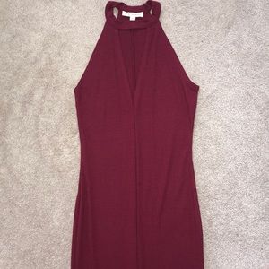 Red formal dress